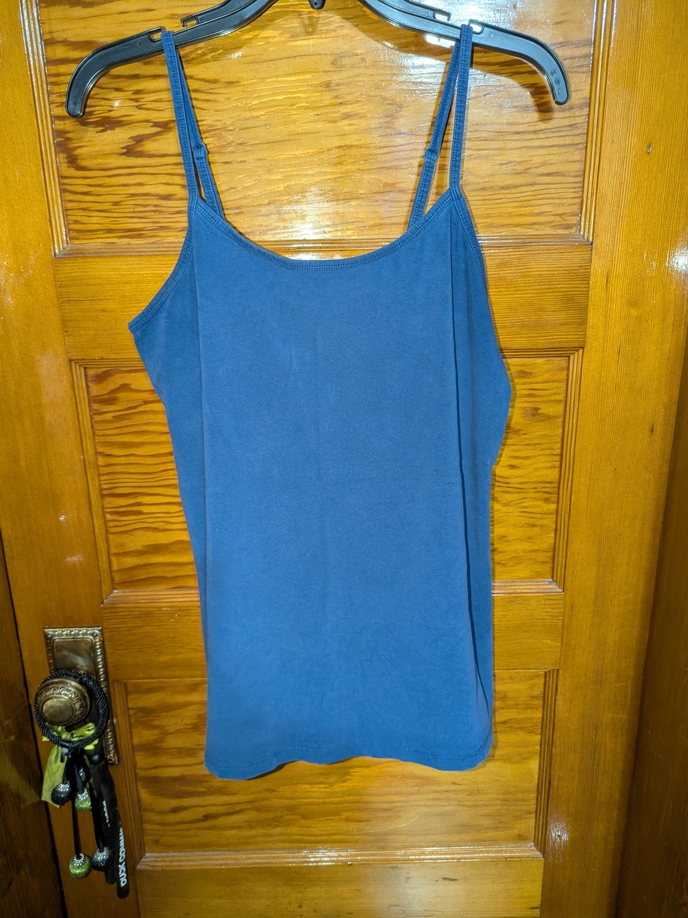 Women’s Blue Spaghetti Strap Tank Top
